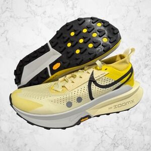 Nike ZoomX Zegama 2 Trail Running Shoes Yellow FD5190-700 Men's Size 8